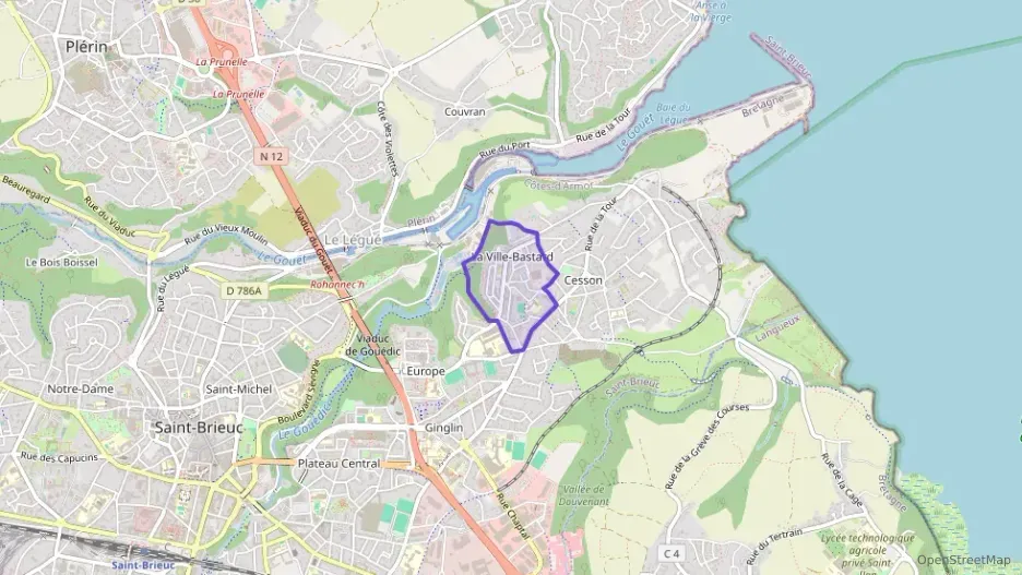 Maison 80 m² quatre pièces à vendre à Saint-Brieuc