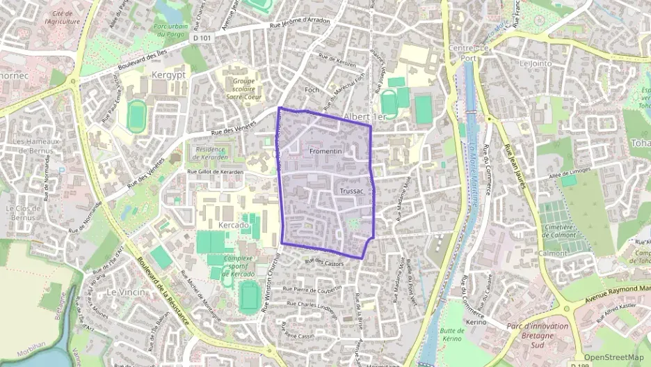 Maison 60 m² trois pièces à vendre à Vannes Maison 60 m² trois pièces à vendre à Vannes