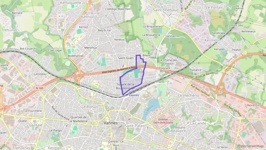 Maison 83 m² quatre pièces à vendre à Vannes