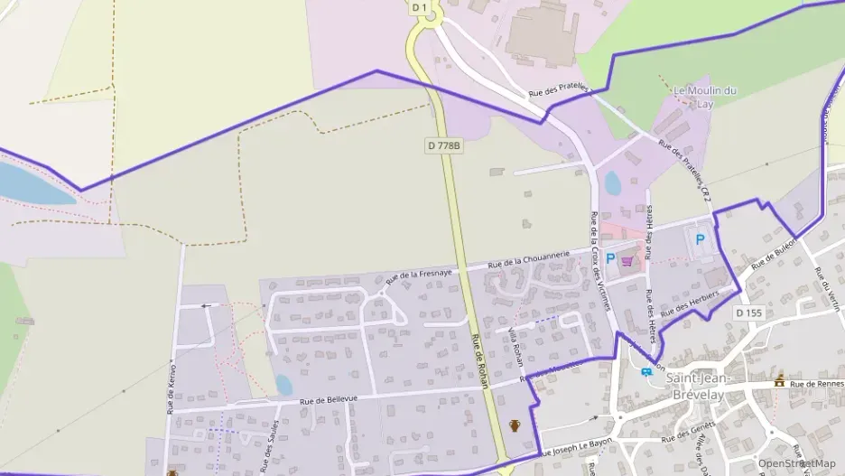 Maison 100 m² six pièces à vendre à Saint-Jean-Brévelay