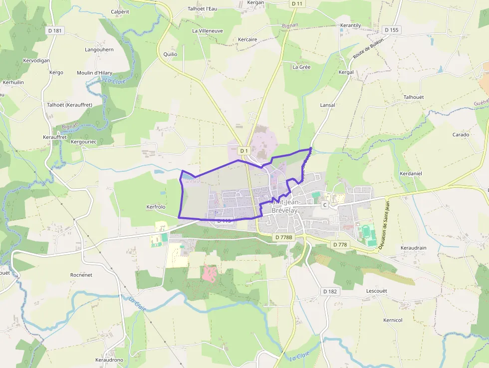 Maison 89 m² quatre pièces à vendre à Saint-Jean-Brévelay