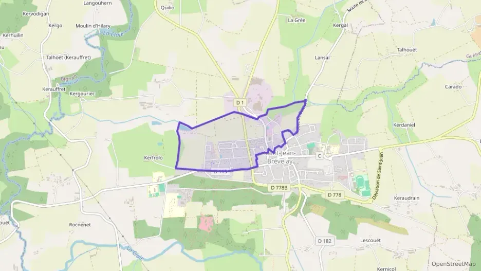 Maison 89 m² quatre pièces à vendre à Saint-Jean-Brévelay