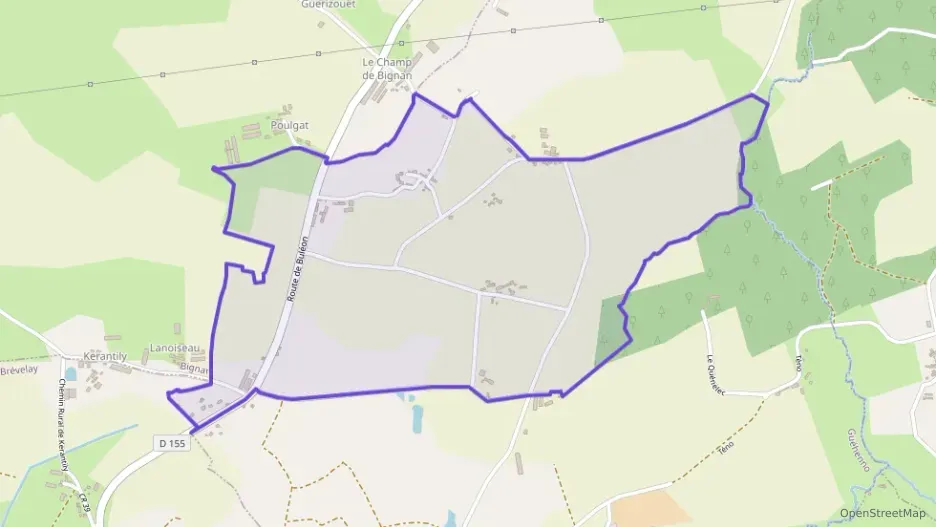 Maison 70 m² quatre pièces à vendre à Guéhenno