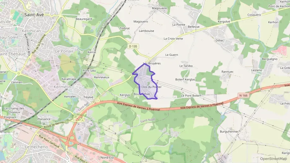 Maison 99 m² six pièces à vendre à Saint-Nolff