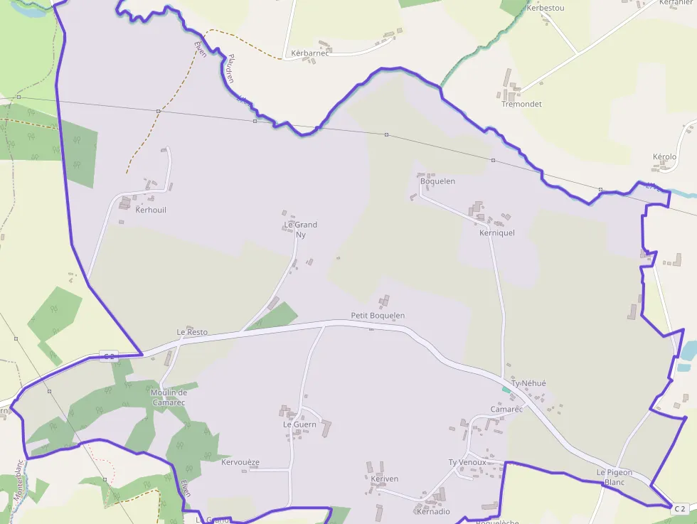 Maison 70 m² quatre pièces à vendre à Elven