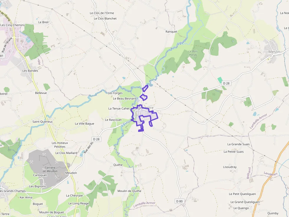 Maison 90 m² quatre pièces à vendre à Lamballe-Armor