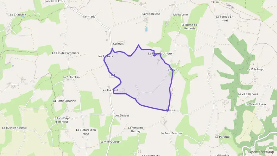 Maison 60 m² cinq pièces à vendre à Le Mené