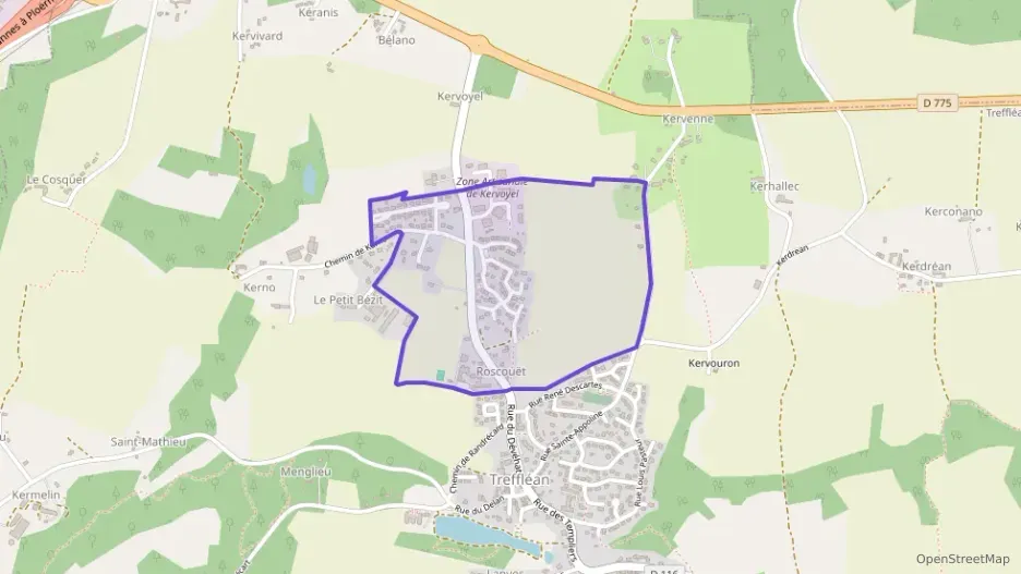 Maison 123 m² sept pièces à vendre à Treffléan Maison 123 m² sept pièces à vendre à Treffléan