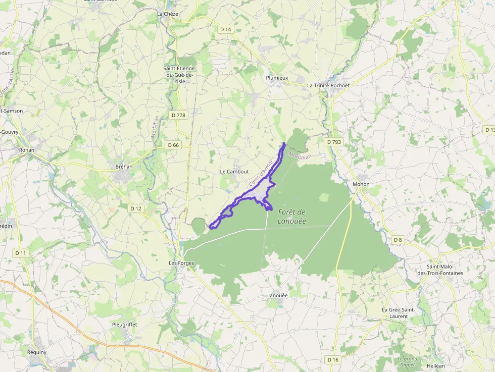 Maison 60 m² trois pièces à vendre à Forges-de-Lanouée