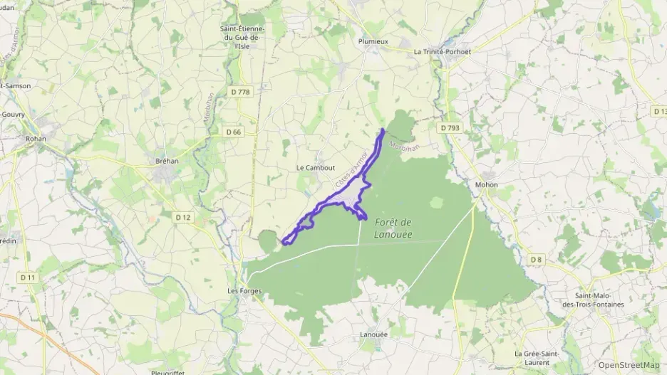 Maison 60 m² trois pièces à vendre à Forges-de-Lanouée