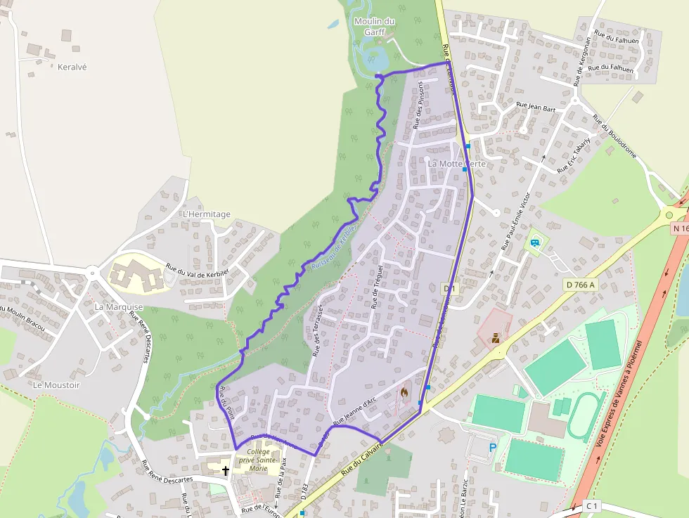 Maison 64 m² trois pièces à vendre à Elven