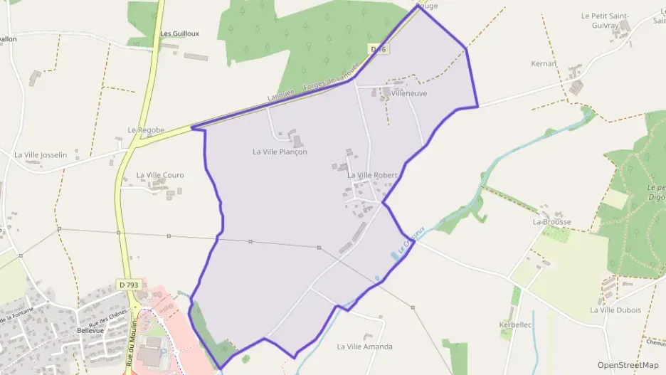 Maison 94 m² quatre pièces à vendre à La Croix-Helléan