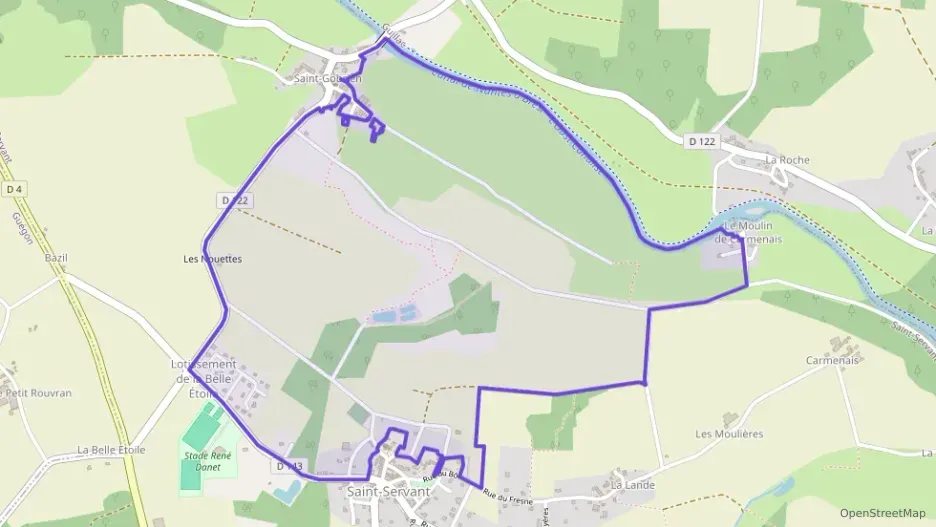 Maison 102 m² trois pièces à vendre à Saint-Servant