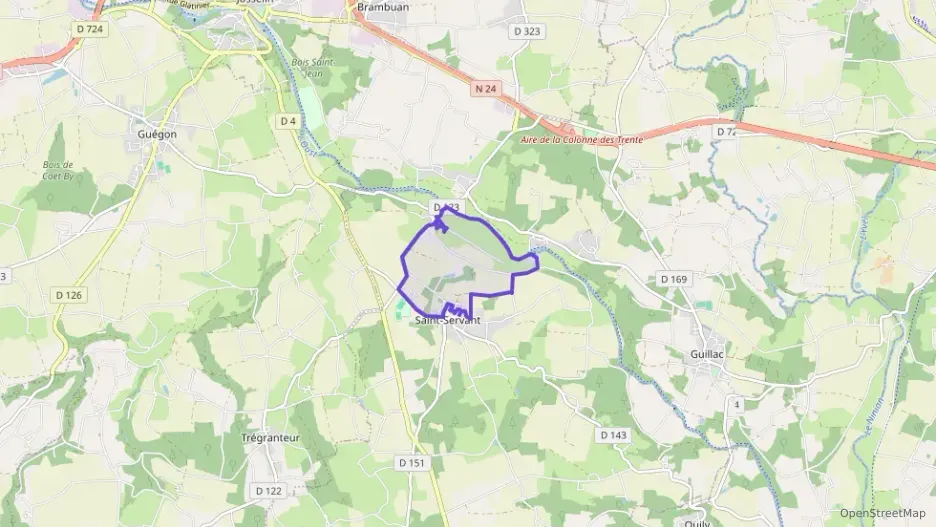 Maison 102 m² trois pièces à vendre à Saint-Servant