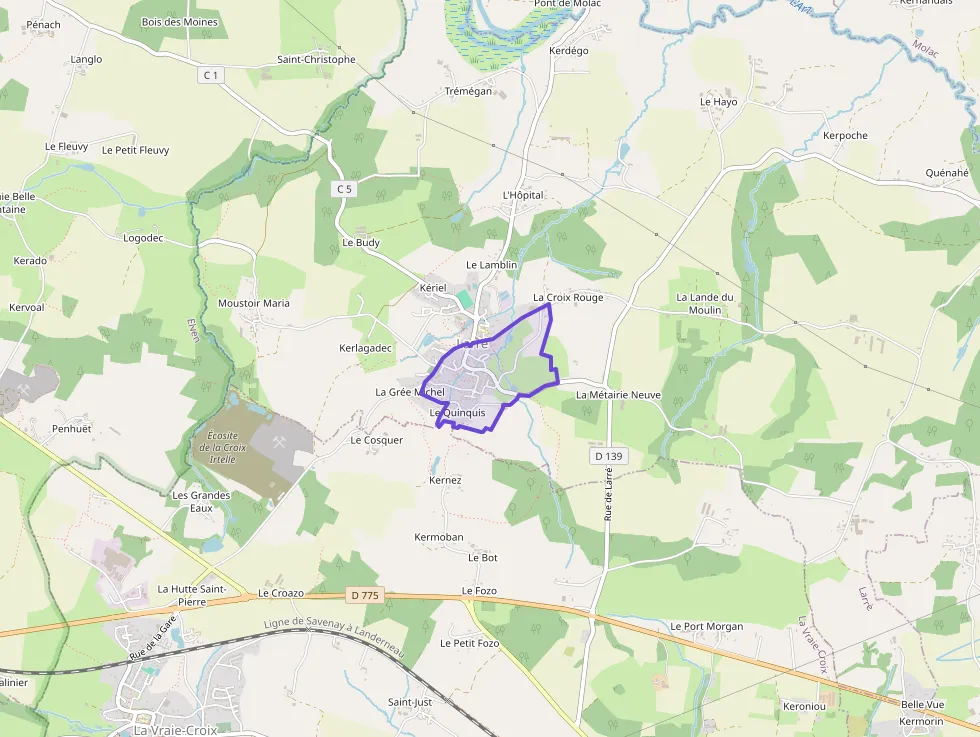 Maison 116 m² quatre pièces à vendre à Larré