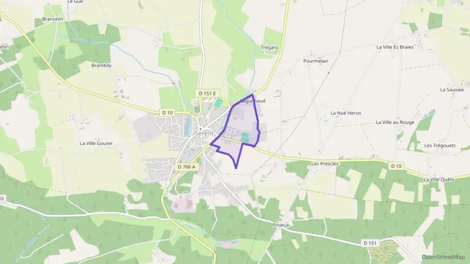 Maison 85 m² quatre pièces à vendre à Sérent Maison 85 m² quatre pièces à vendre à Sérent