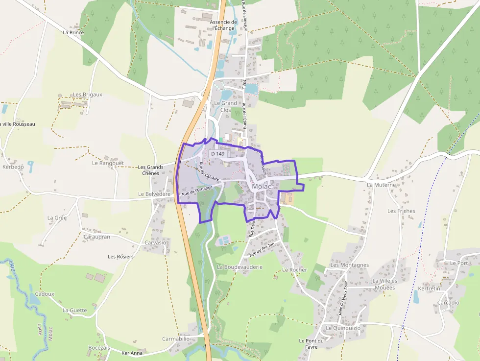 Maison 76 m² quatre pièces à vendre à Molac