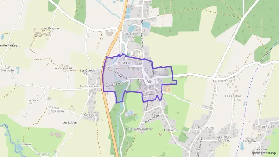 Maison 76 m² quatre pièces à vendre à Molac