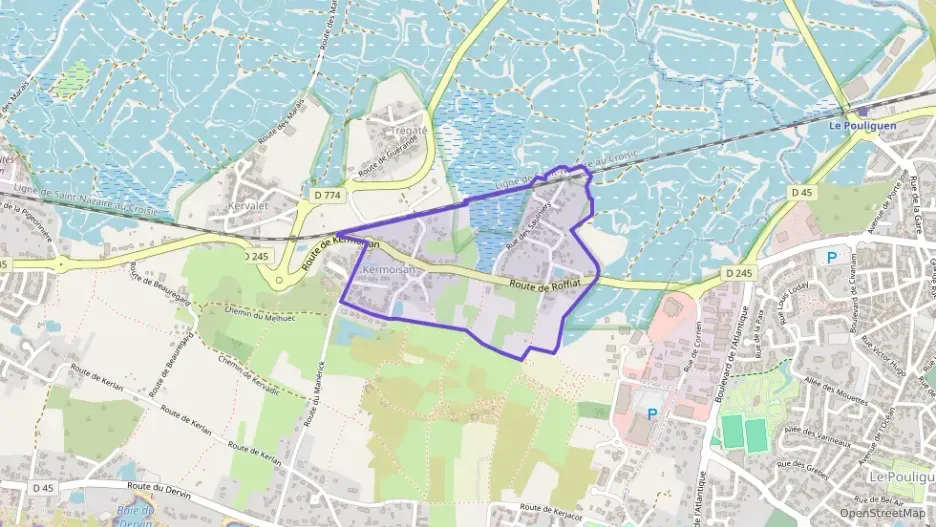 Maison 80 m² quatre pièces à vendre à Batz-sur-Mer