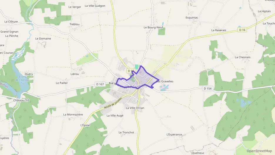 Maison 110 m² sept pièces à vendre à Guilliers Maison 110 m² sept pièces à vendre à Guilliers