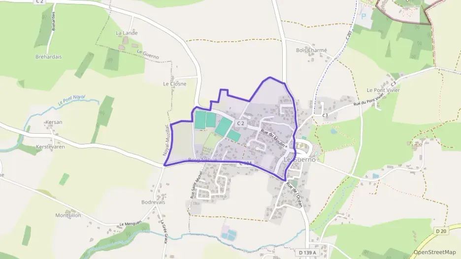 Maison 76 m² quatre pièces à vendre à Le Guerno