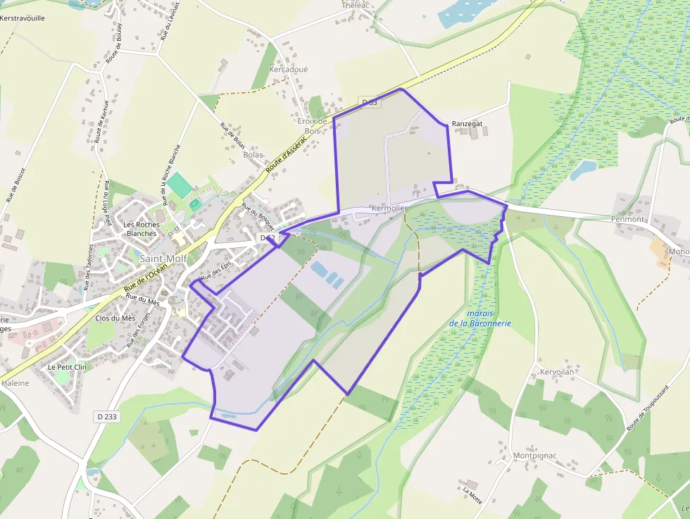 Maison 92 m² quatre pièces à vendre à Saint-Molf