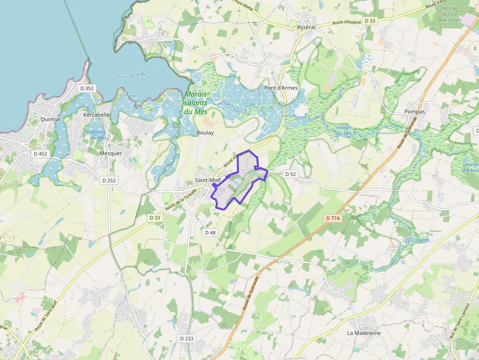 Maison 92 m² quatre pièces à vendre à Saint-Molf