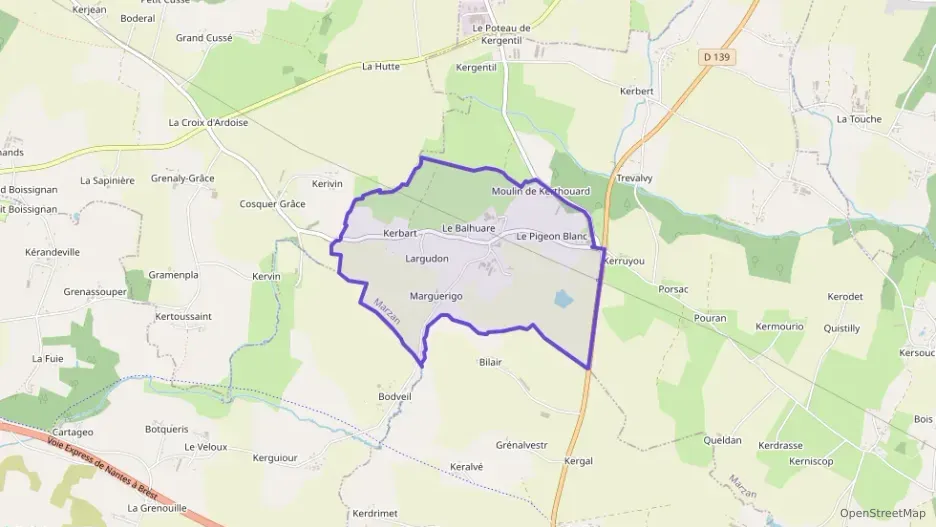 Maison 87 m² trois pièces à vendre à Marzan