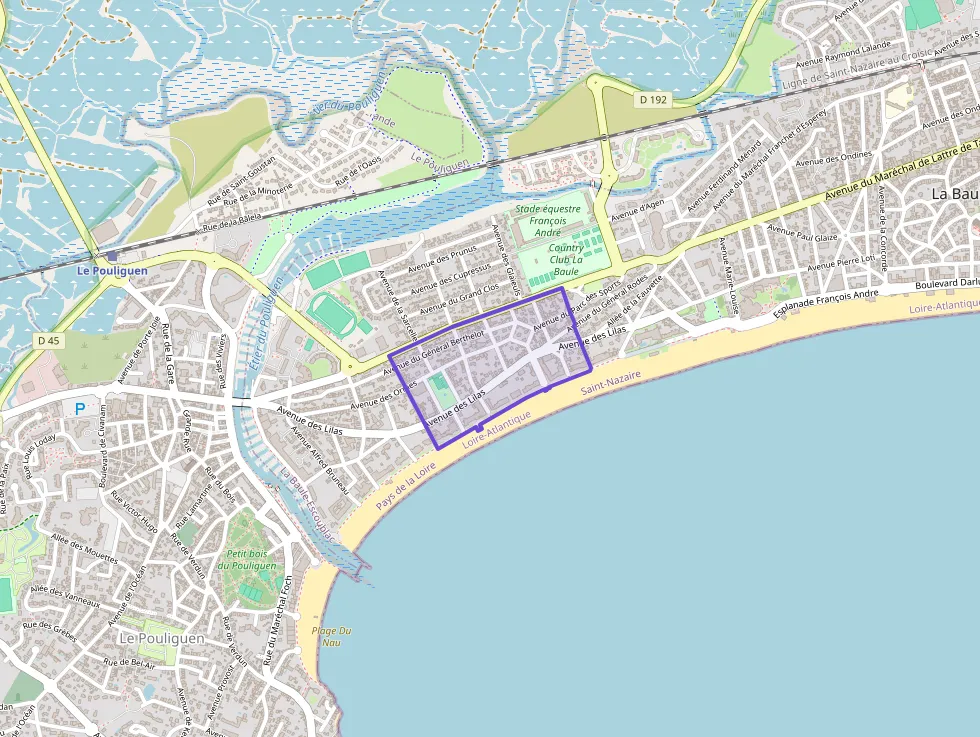 Maison 80 m² quatre pièces à vendre à La Baule-Escoublac