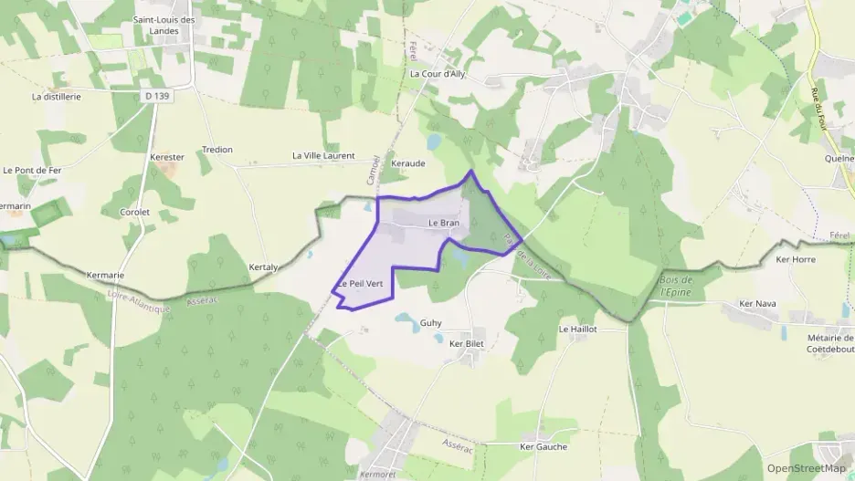 Maison 88 m² quatre pièces à vendre à Herbignac