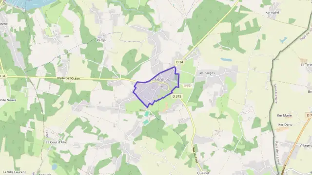 Maison 90 m² quatre pièces à vendre à Férel