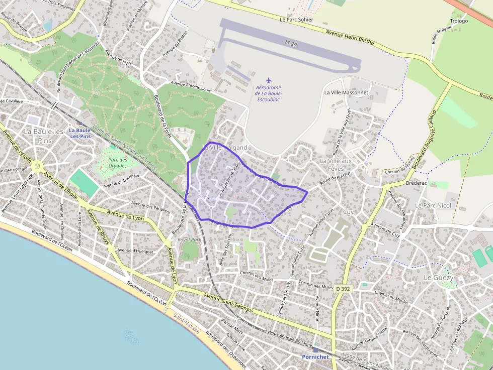 Maison 85 m² trois pièces à vendre à La Baule-Escoublac