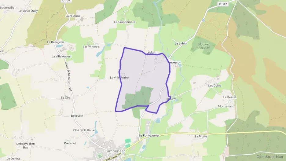 Maison 111 m² six pièces à vendre à Campénéac Maison 111 m² six pièces à vendre à Campénéac