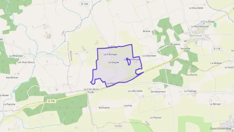 Maison 124 m² cinq pièces à vendre à Réminiac