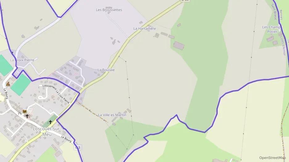 Maison 94 m² quatre pièces à vendre à Loscouët-sur-Meu Maison 94 m² quatre pièces à vendre à Loscouët-sur-Meu