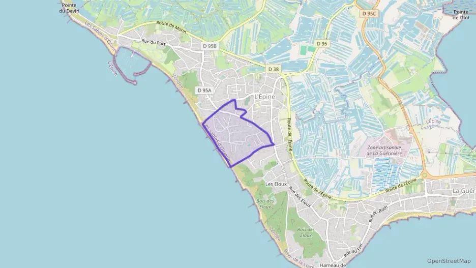 Maison 107 m² quatre pièces à vendre à L`Épine Maison 107 m² quatre pièces à vendre à L`Épine