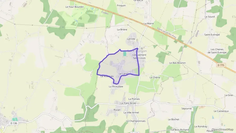 Maison 55 m² trois pièces à vendre à Saint-Gorgon Maison 55 m² trois pièces à vendre à Saint-Gorgon