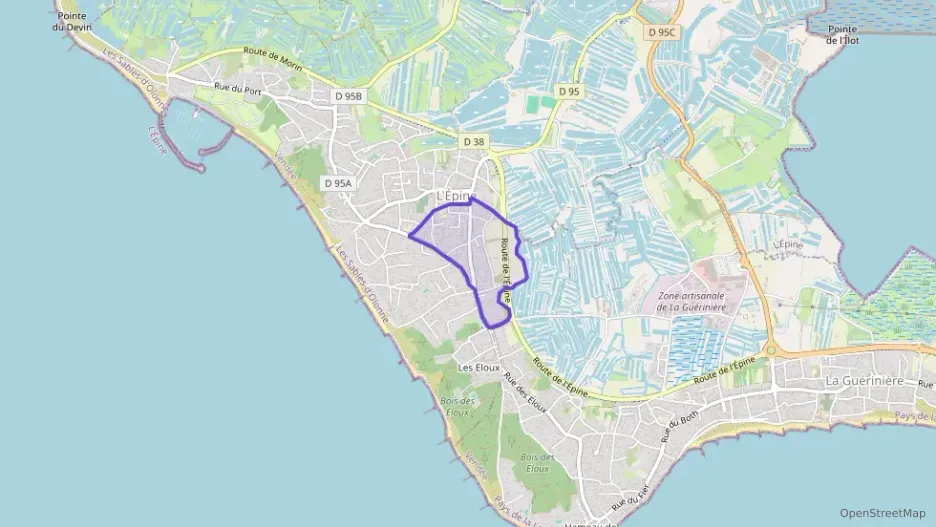 Maison 100 m² cinq pièces à vendre à L`Épine Maison 100 m² cinq pièces à vendre à L`Épine