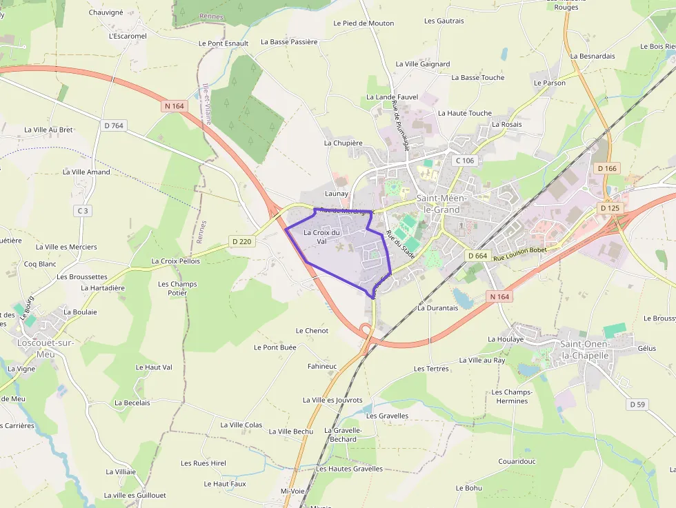 Maison 78 m² quatre pièces à vendre à Saint-Méen-le-Grand