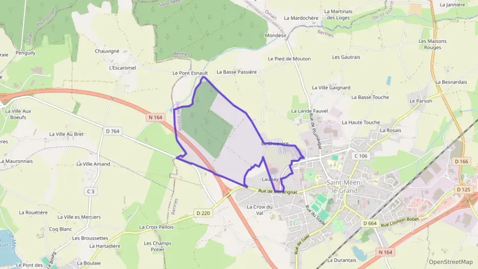 Maison 130 m² six pièces à vendre à Saint-Méen-le-Grand