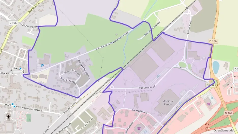 Maison 100 m² cinq pièces à vendre à Saint-Méen-le-Grand