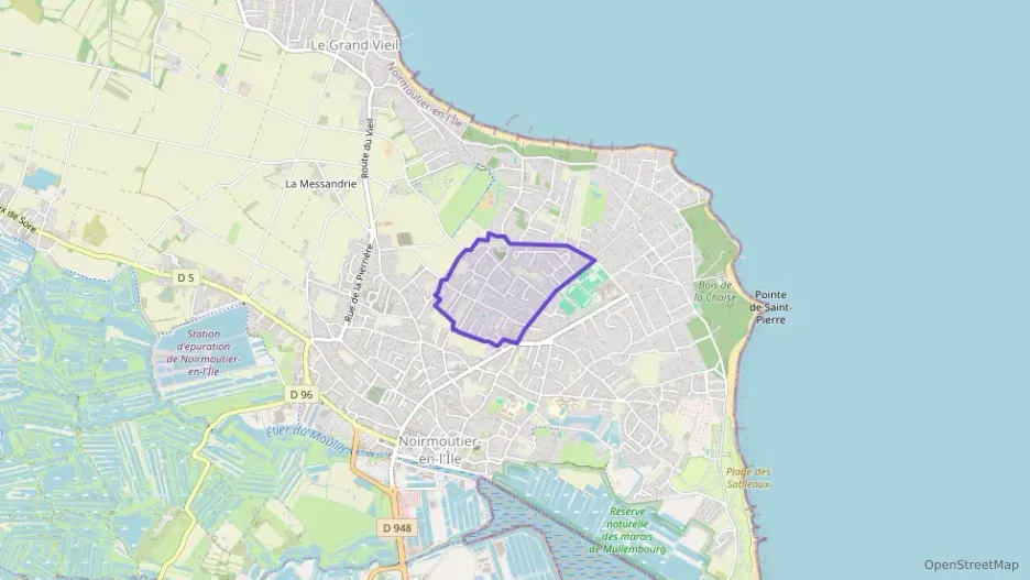 Maison 130 m² quatre pièces à vendre à Noirmoutier-en-l`Île