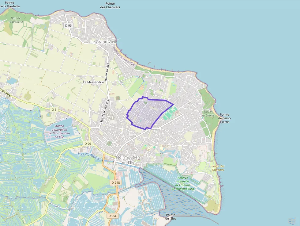 Maison 128 m² quatre pièces à vendre à Noirmoutier-en-l`Île
