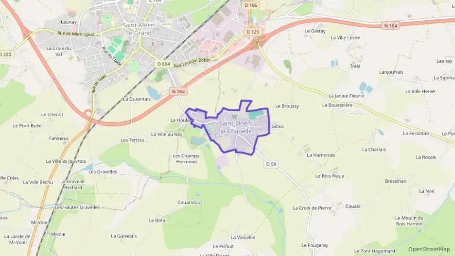 Maison 85 m² quatre pièces à vendre à Saint-Onen-la-Chapelle