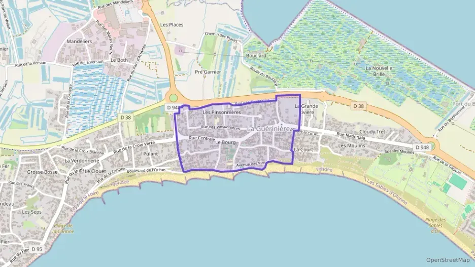 Maison 84 m² quatre pièces à vendre à La Guérinière