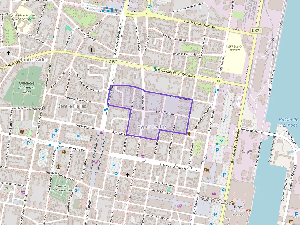 Maison 85 m² trois pièces à vendre à Saint-Nazaire