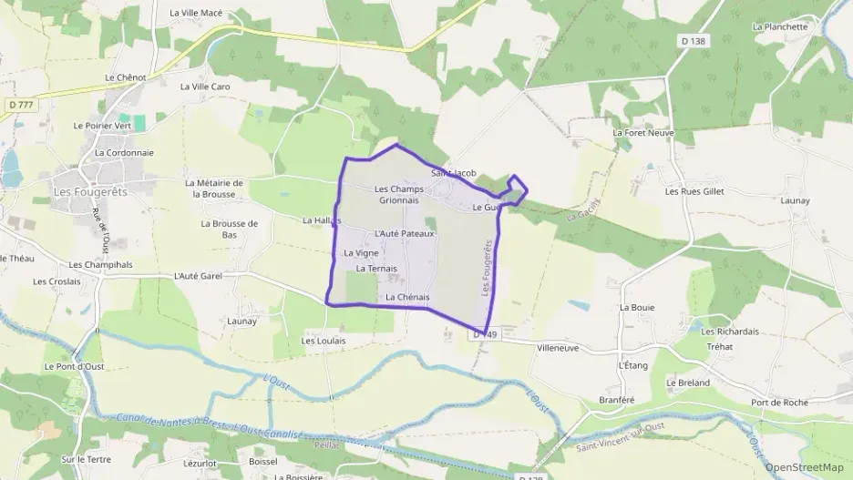 Maison 80 m² quatre pièces à vendre à Les Fougerêts Maison 80 m² quatre pièces à vendre à Les Fougerêts