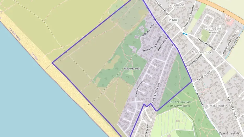 Maison 67 m² trois pièces à vendre à Barbâtre