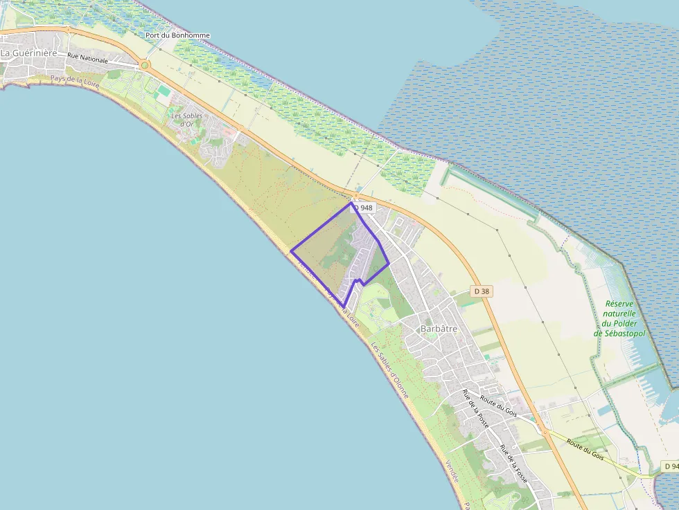 Maison 67 m² trois pièces à vendre à Barbâtre