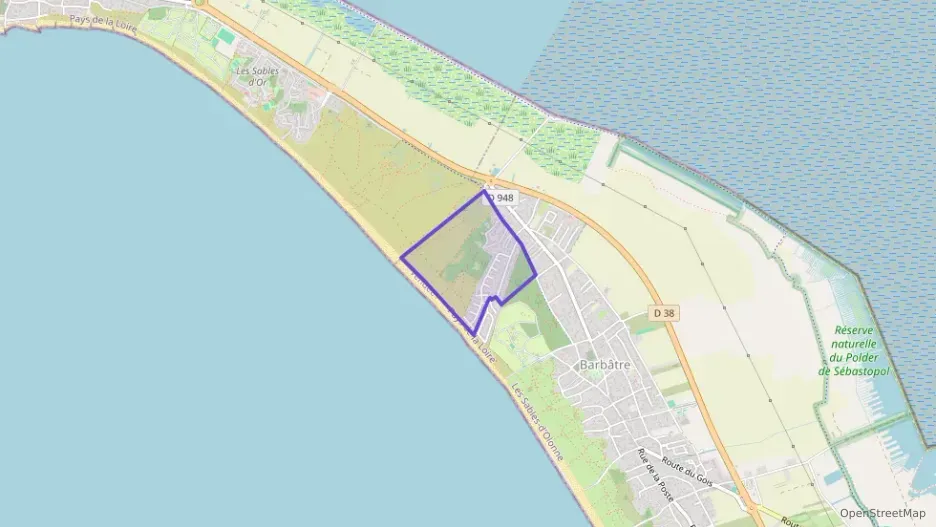 Maison 67 m² trois pièces à vendre à Barbâtre